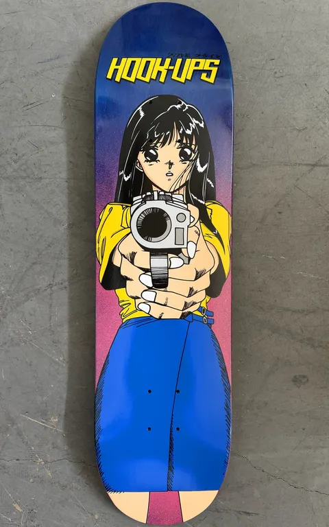 Hook-Ups Barrel of a Gun (Pink/Blue) deck