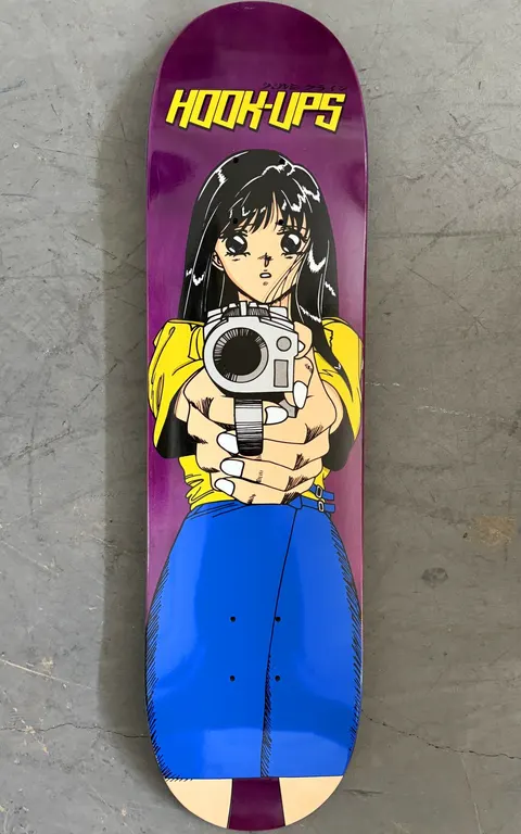 Hook-Ups Barrel of a Gun (Purple) deck
