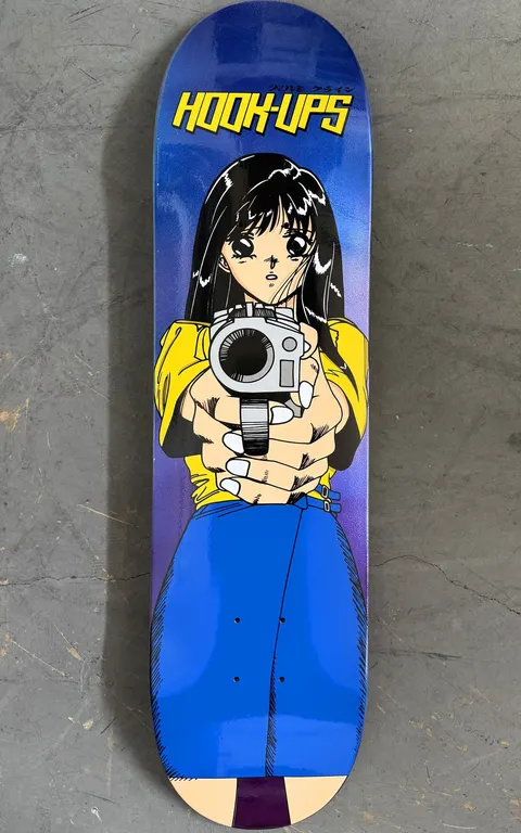 Hook-Ups Barrel of a Gun (Purple/Blue) deck