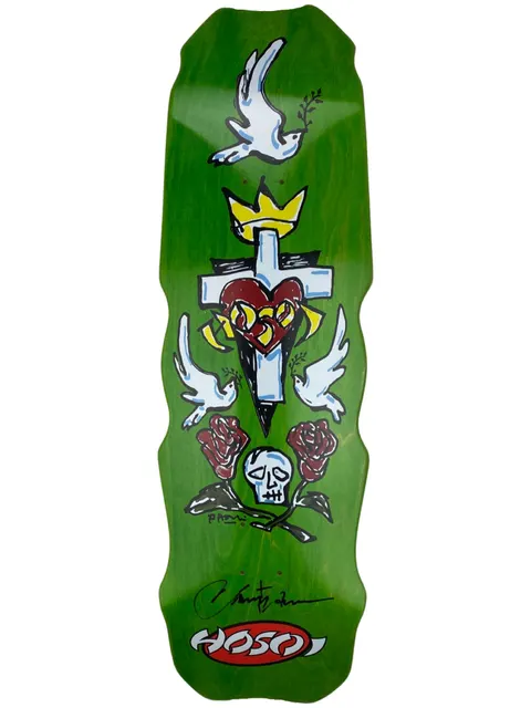 Hosoi Hammerhead Hybrid Lime Stain deck