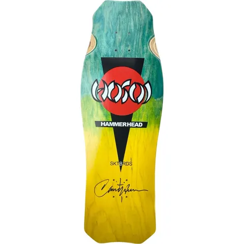 Hosoi O.G. Hammerhead Two Tone (Blue/Yellow Stain) deck