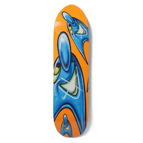 HUF Kenny Scharf Karbombz Cruiser (Orange, Orange) deck