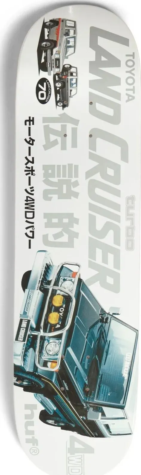 HUF x Toyota Land Cruiser Skate deck