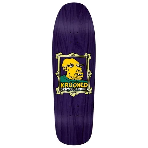 Krooked Gonz Frame Face Custom Shape deck