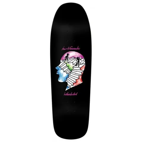 Krooked Gonz Stairs ( ) Shaped (Black/Purple) deck