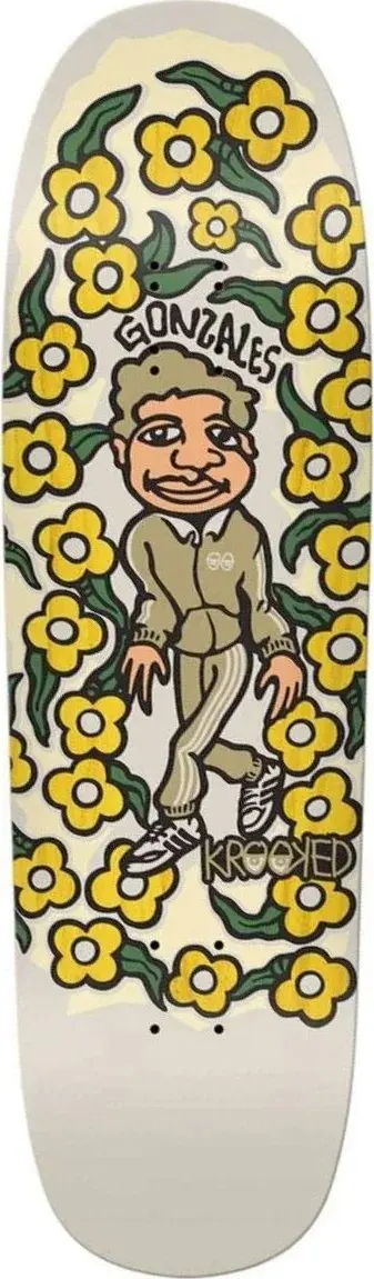 Krooked Gonz Sweatpants (Yellow) deck
