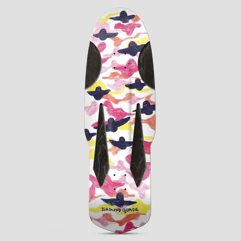 Krooked Skate Shop Day Diamond Quad Custom Gonz Shape deck