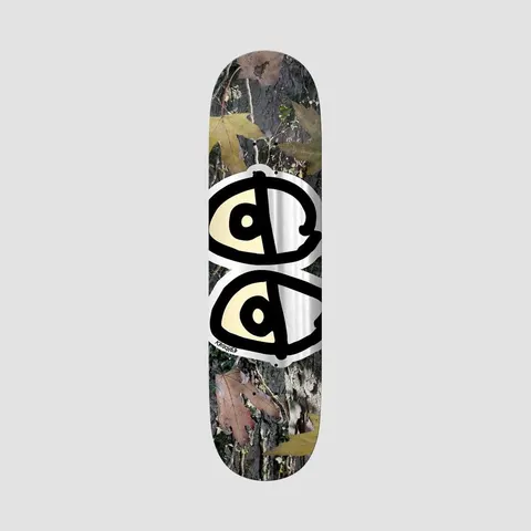 Krooked Team Eyes Camo Silver deck