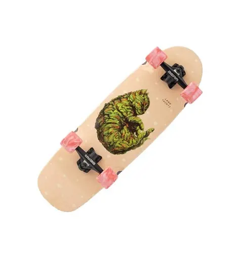 Landyachtz Tugboat Ultra Carve Meowijuana Cruiser Board deck