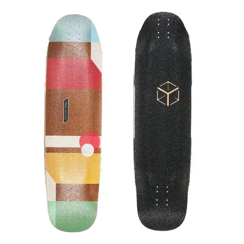 Loaded Cantellated Tesseract Longboard deck