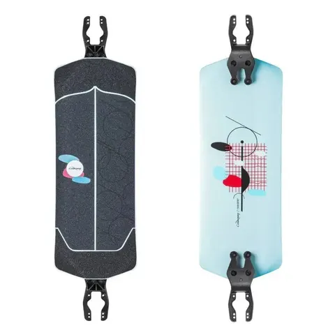 Loaded Tangent Brick And Brackets Longboard deck