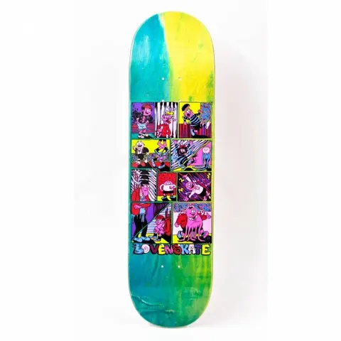Lovenskate Lovestreet (Blue/Yellow Wash) deck