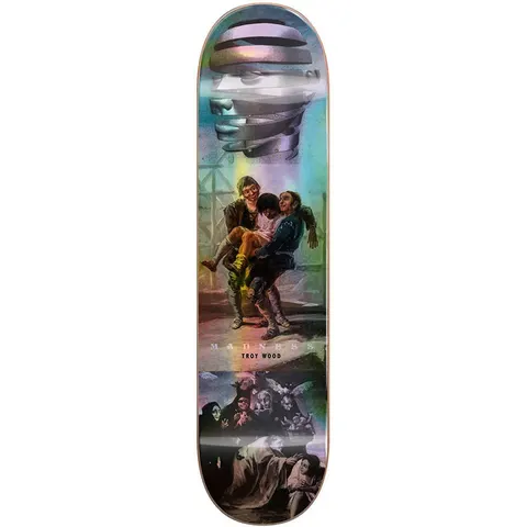 Madness Trey Wood Blackout R7 (Holographic) deck
