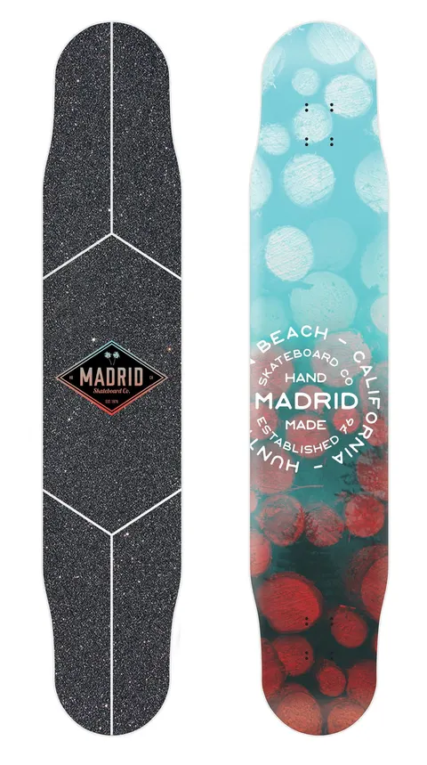 Madrid Fiberglass Longboard Carver Logs deck