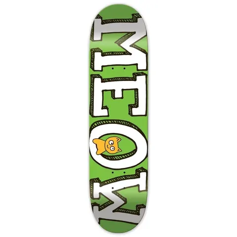 Meow DSM Logo (Green) deck