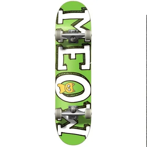 Meow Logo Factory (Green) deck