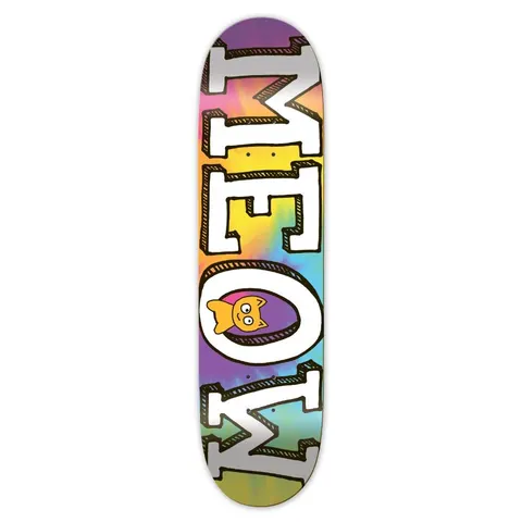 Meow Logo (Tie Dye) deck