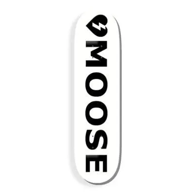Mystery Moose White Logo deck