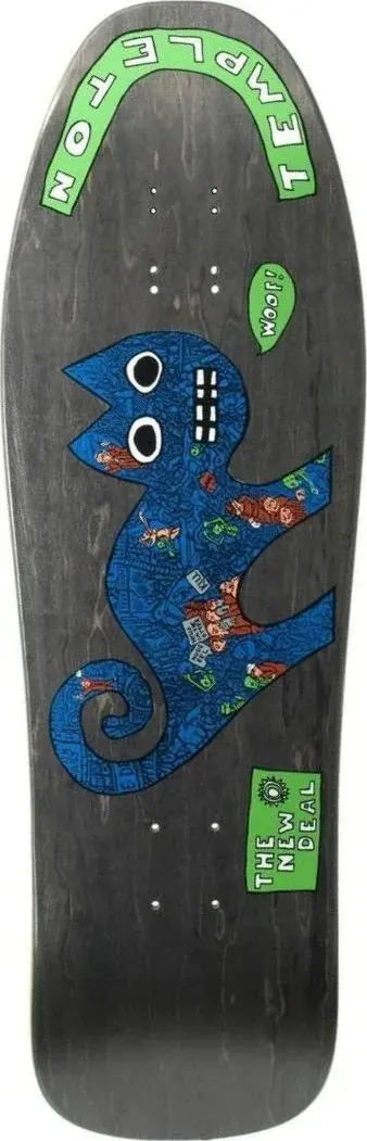 New Deal Ed Templeton Cat (Black) deck