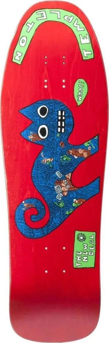 New Deal Ed Templeton Cat (Red) deck