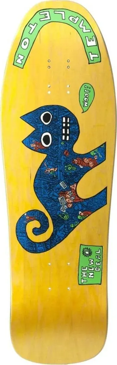 New Deal Ed Templeton Cat (Yellow) deck