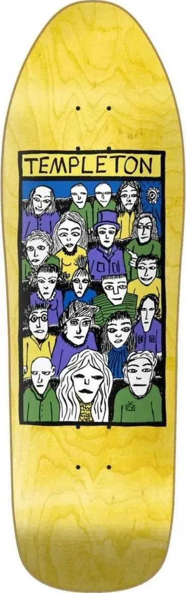 New Deal Ed Templeton Crowd (Yellow) deck