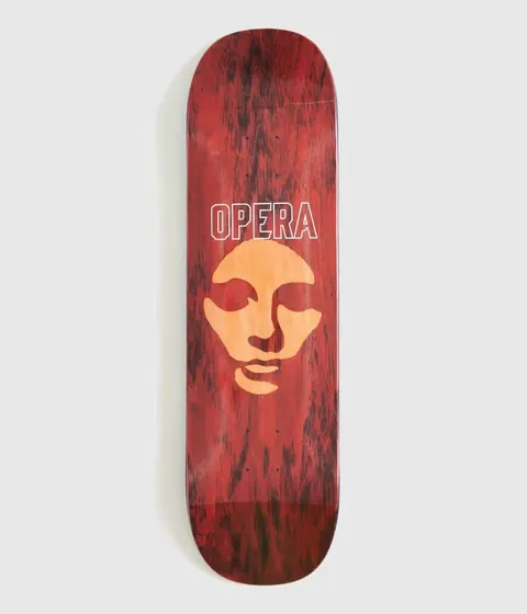 Opera Mask Logo Symmetrical EX7 (Red) deck