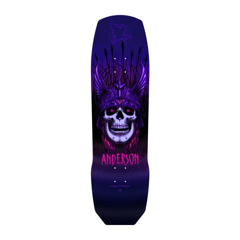 Powell Peralta Andy Anderson Heron Skull (Purple) deck