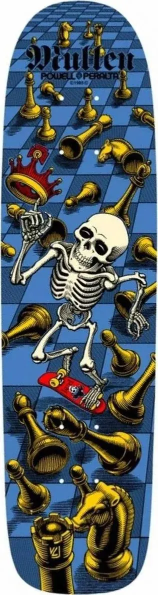 Powell Peralta Bones Brigade Rodney Mullen Chess Board 6th Series deck