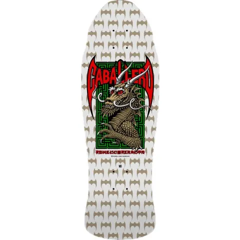 Powell Peralta Cab Street Dragon (White/Gold) deck