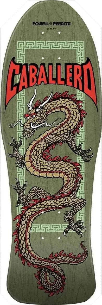 Powell Peralta Caballero Chinese Dragon (Green Stain) deck