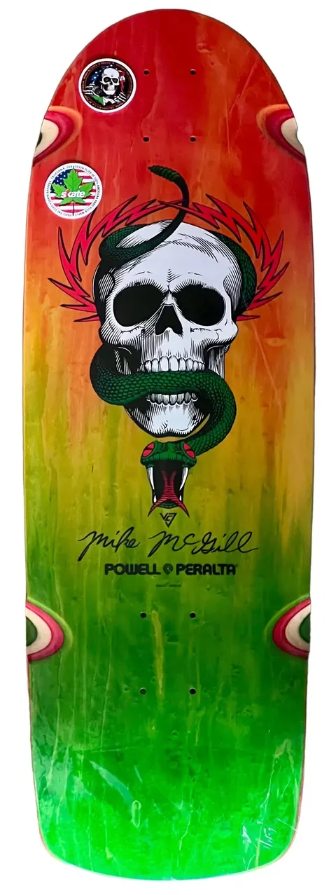 Powell Peralta Mike McGill OG Skull & Snake 17' Rasta deck
