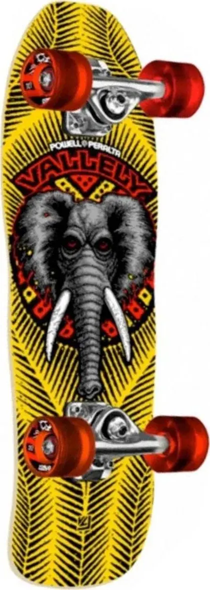 Powell Peralta Mike Vallely Elephant 195 Cruiser (Yellow) deck