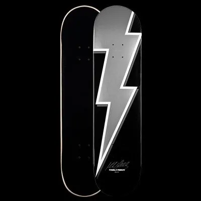 Powell Peralta Mike Vallely OG Bolt (Black/Silver) deck