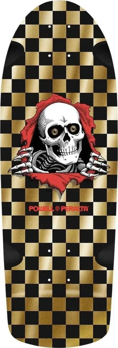 Powell Peralta OG Ripper Checkered (Gold Foil) deck