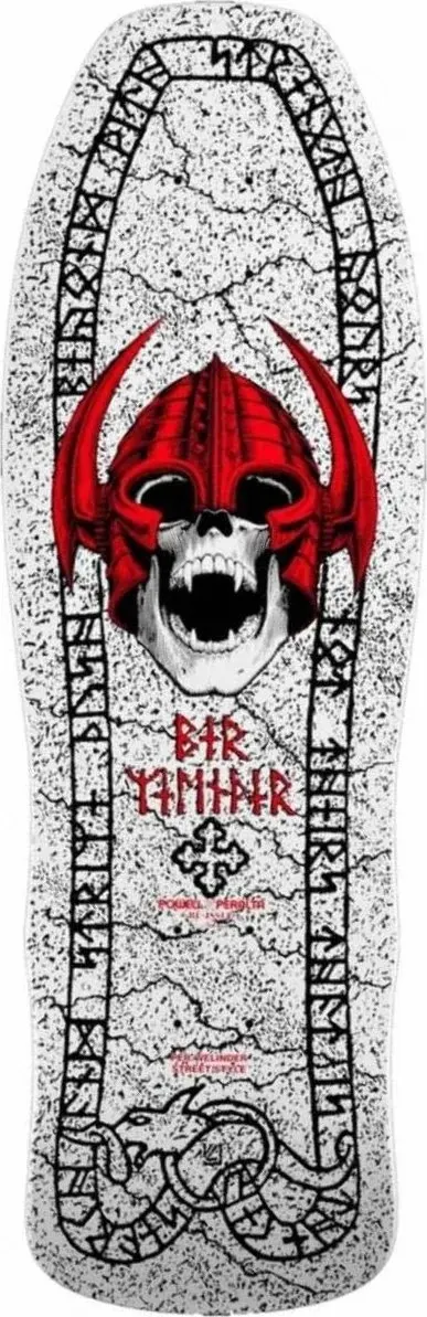 Powell Peralta Per Wellinder Nordic Skull (White) deck
