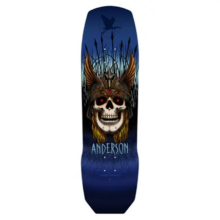 Powell Peralta Powell-Peralta Andy Anderson Heron Skull (Blue) deck