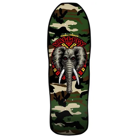 Powell Peralta Powell-Peralta Mike Vallely • Elephant 09 • Shape 163 (Camo) deck