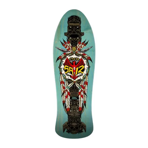 Powell Peralta Steve Saiz Totem (Blue Stain) deck