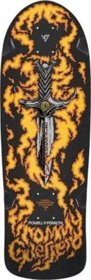 Powell Peralta Tommy Guerrero Flaming Dagger LTD Bones Brigade (Black) deck