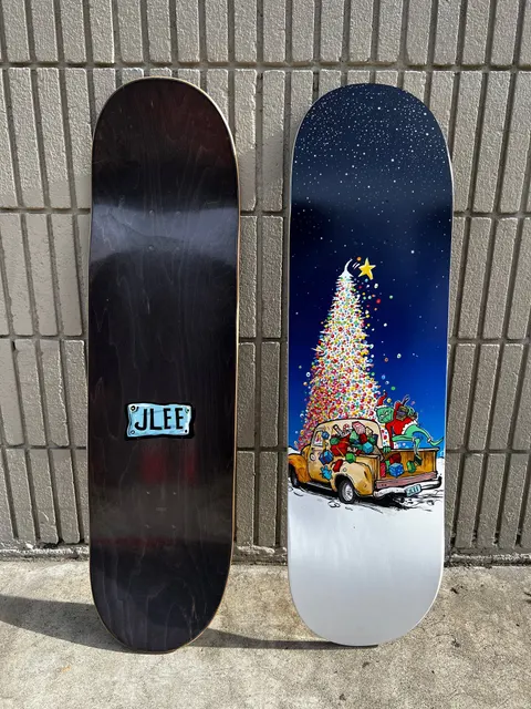 Prime Wood Jason Lee 2025 Grinch Mad Dash Snow White Popsicle deck