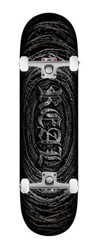 Real Dbx Team Barbed Wire Oval (Foil, Silver) deck