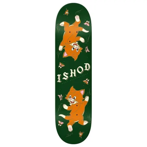 Real Ishod Kitten Scratch Twin Tail Slick Green deck