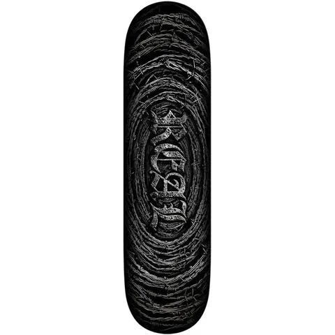 Real Team Barbed Wire Oval Rusted deck