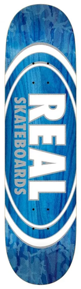 Real Team Oval Pearl Patterns Slick deck