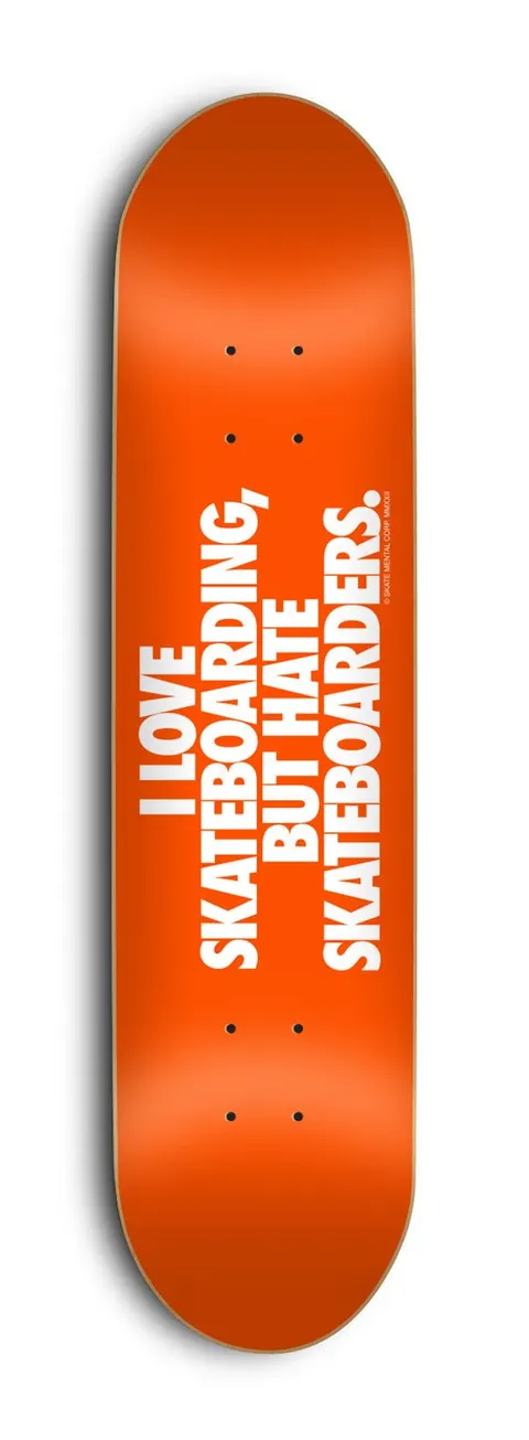 Skate Mental Love & Hate deck