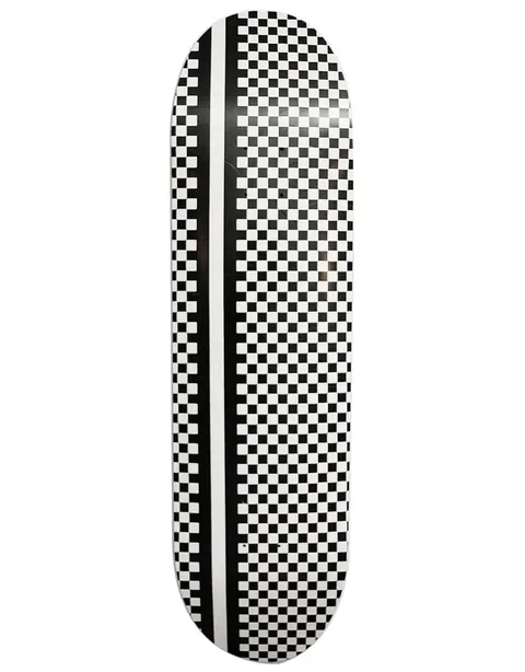 Skateboard Cafe Check Embossed deck