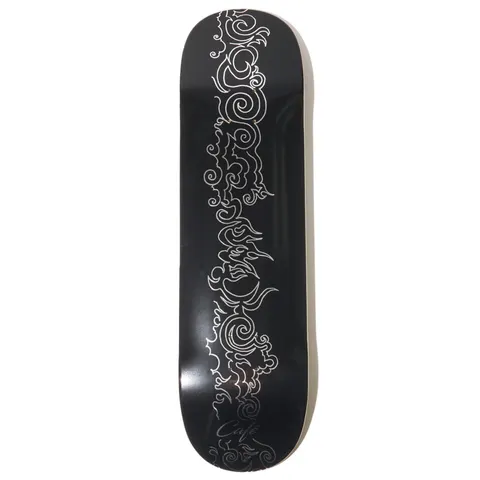 Skateboard Cafe Clouds C2 Shape Black / Silver deck