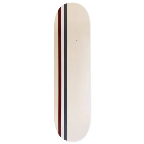 Skateboard Cafe Skate Cafe Stripe Cream / Burgundy deck