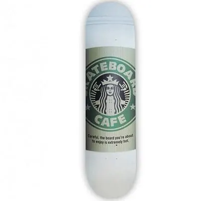 Skateboard Cafe Starf cks (White) deck